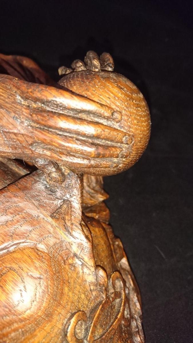 Oak Wood Statue-photo-4