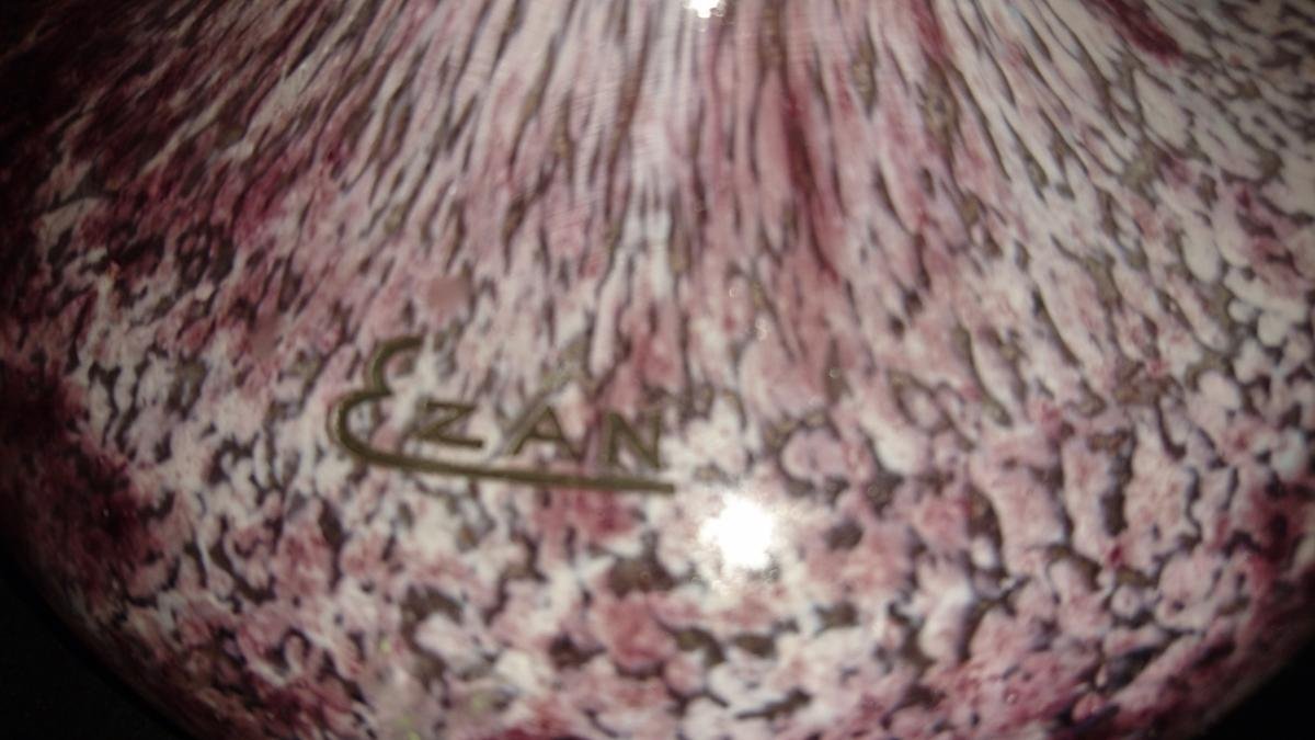 Large Vase Signed Ezan. Art Deco-photo-3