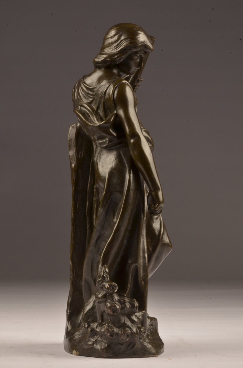Bronze Paul Darbefeuille. (1852-1933)-photo-2