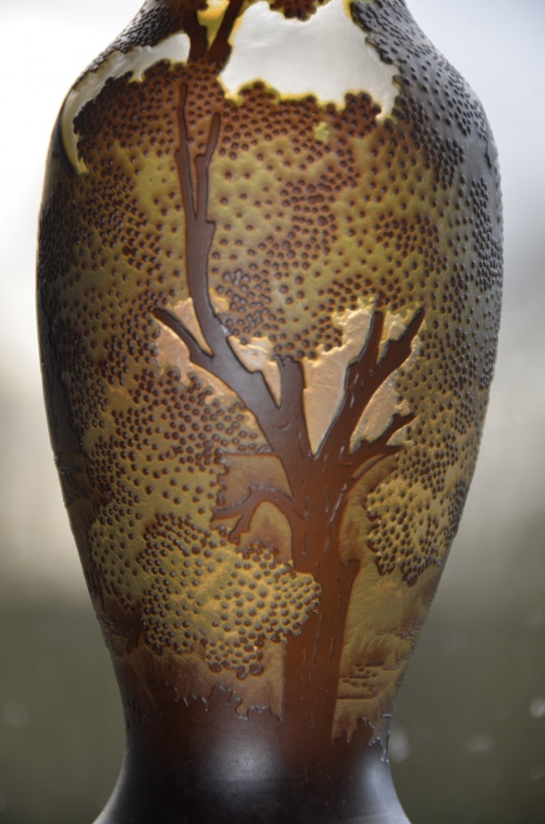 Vase Art Nouveau Signé.-photo-4