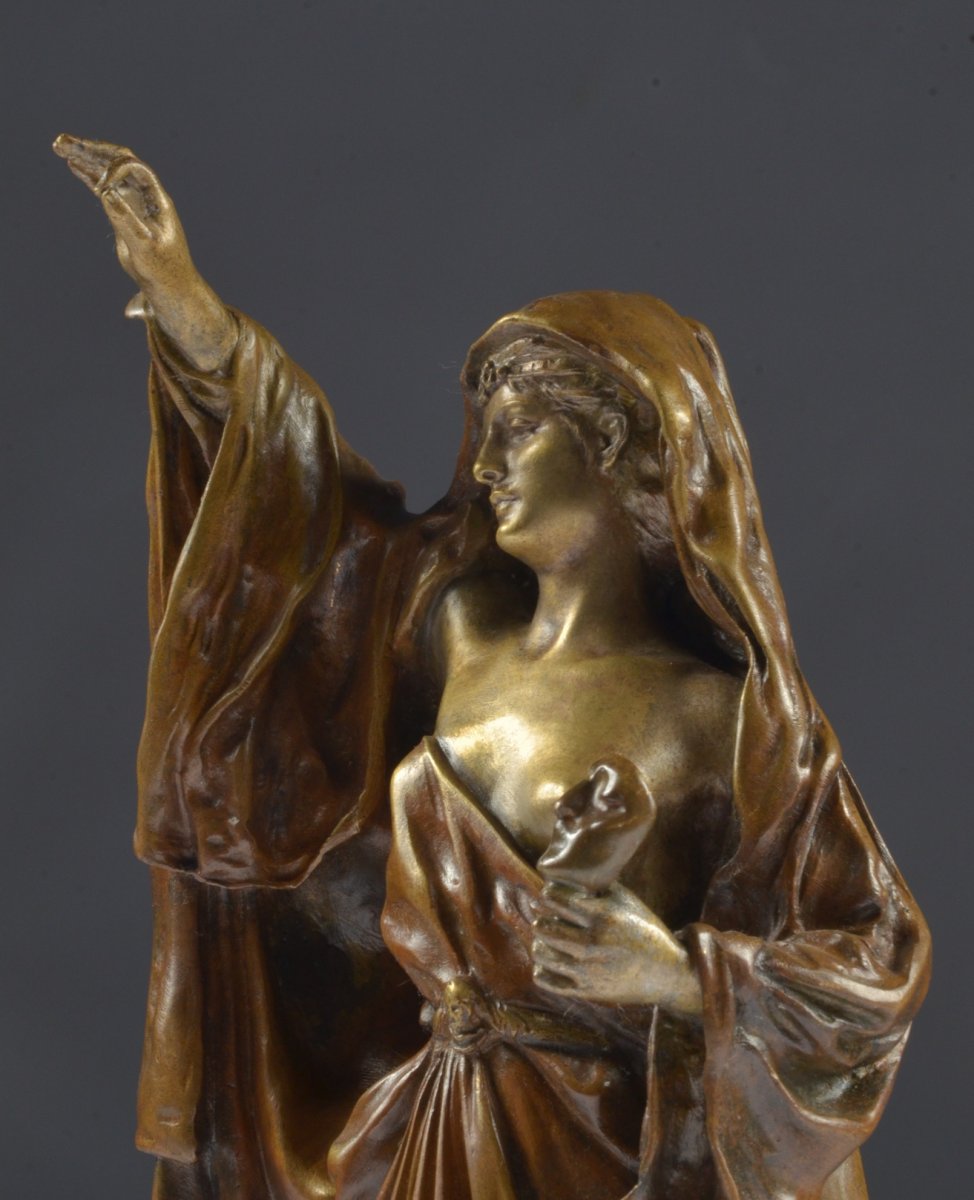 Bronze Armand Guenard (1865-1925) Thalia Thalie