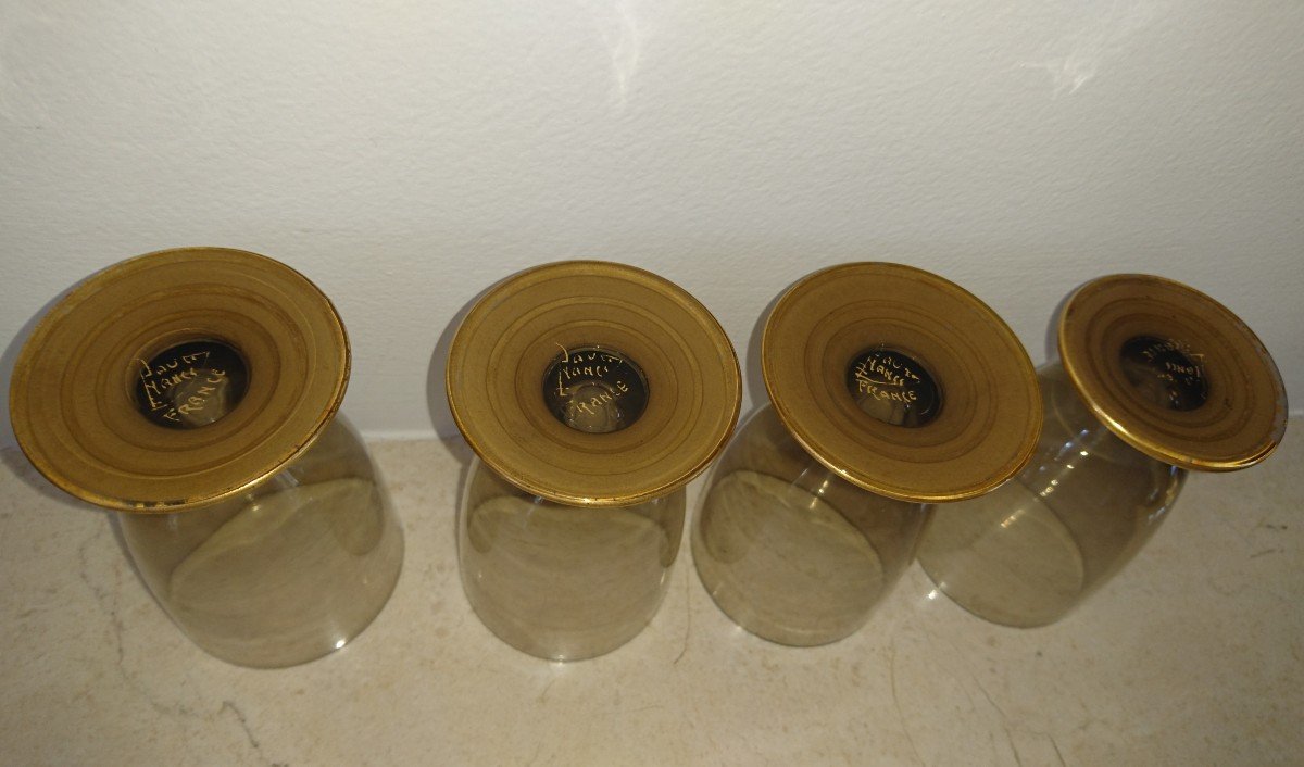 Daum Set Of Crystal Glasses With A Carafe-photo-2