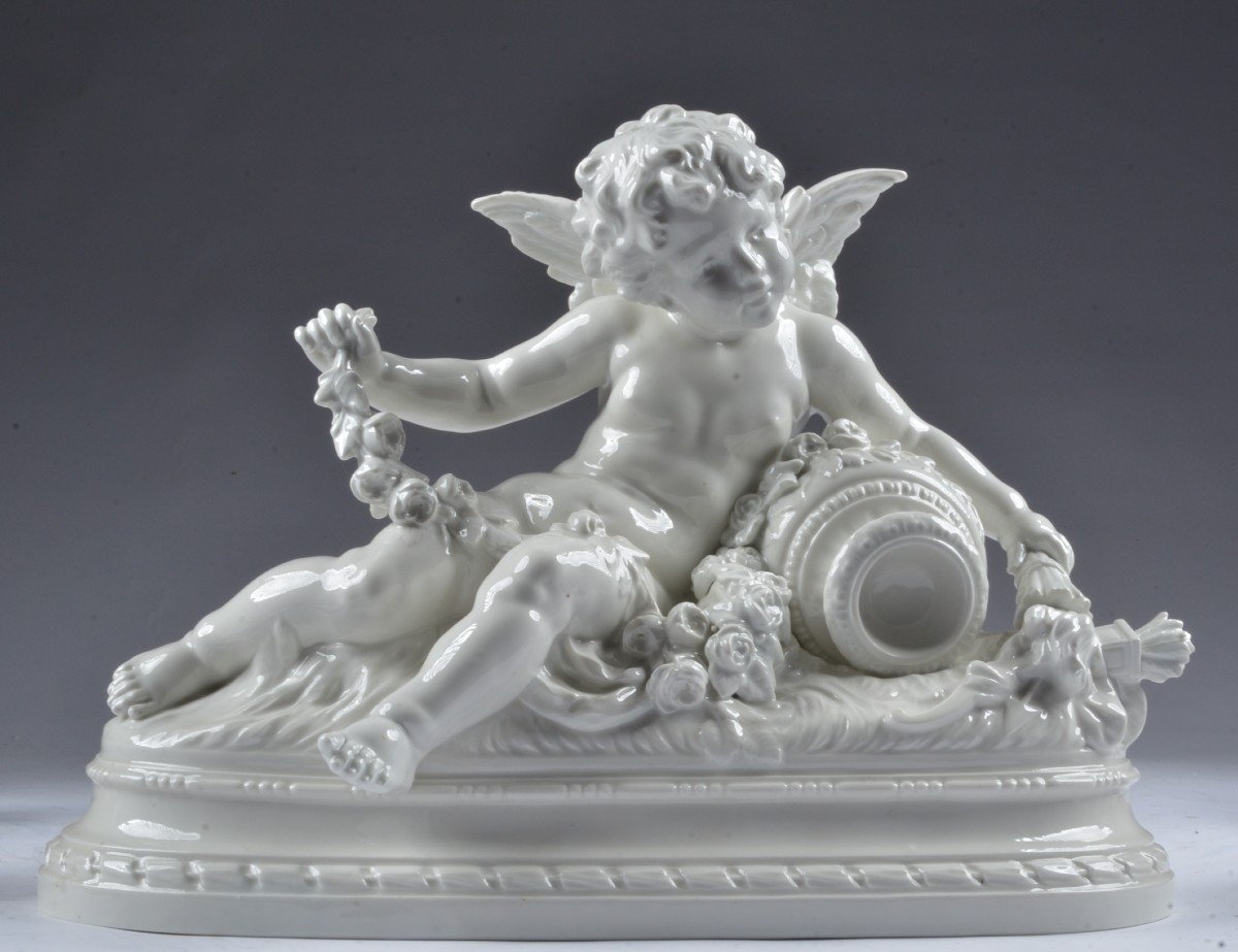 Hippolyte Moreau Porcelain Sculpture