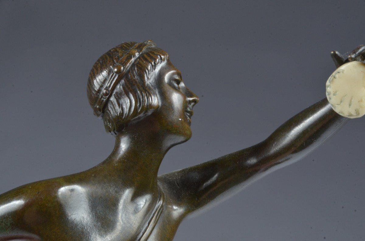 Bronze Danseuse Georges Lucien Vacossin (1870-1942)-photo-1