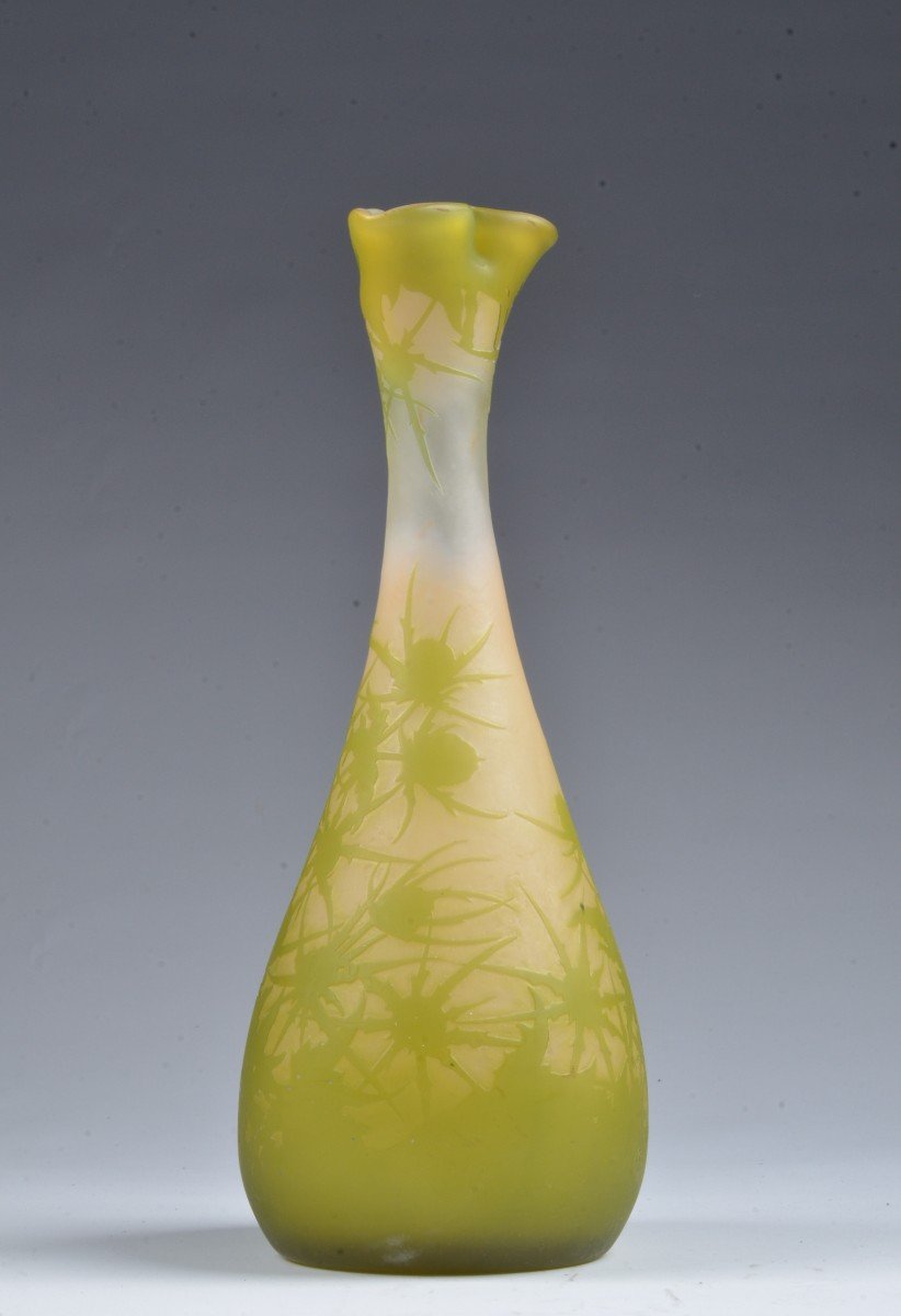 Thistle Gallé Vase-photo-3