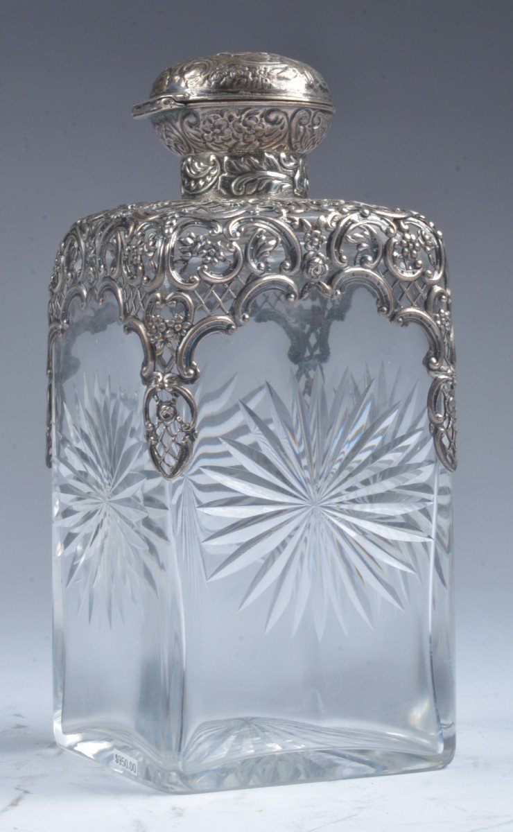 England Silver Crystal Decanter-photo-1