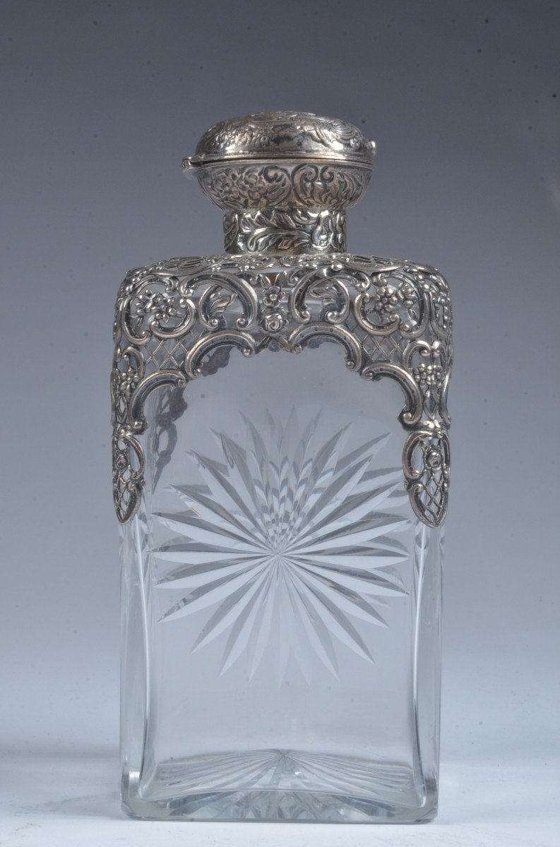 England Silver Crystal Decanter-photo-2