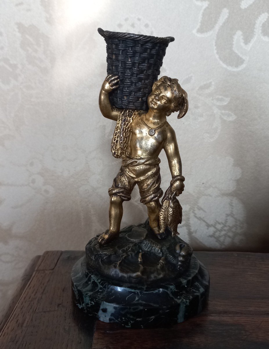 Bronze Bougeoir