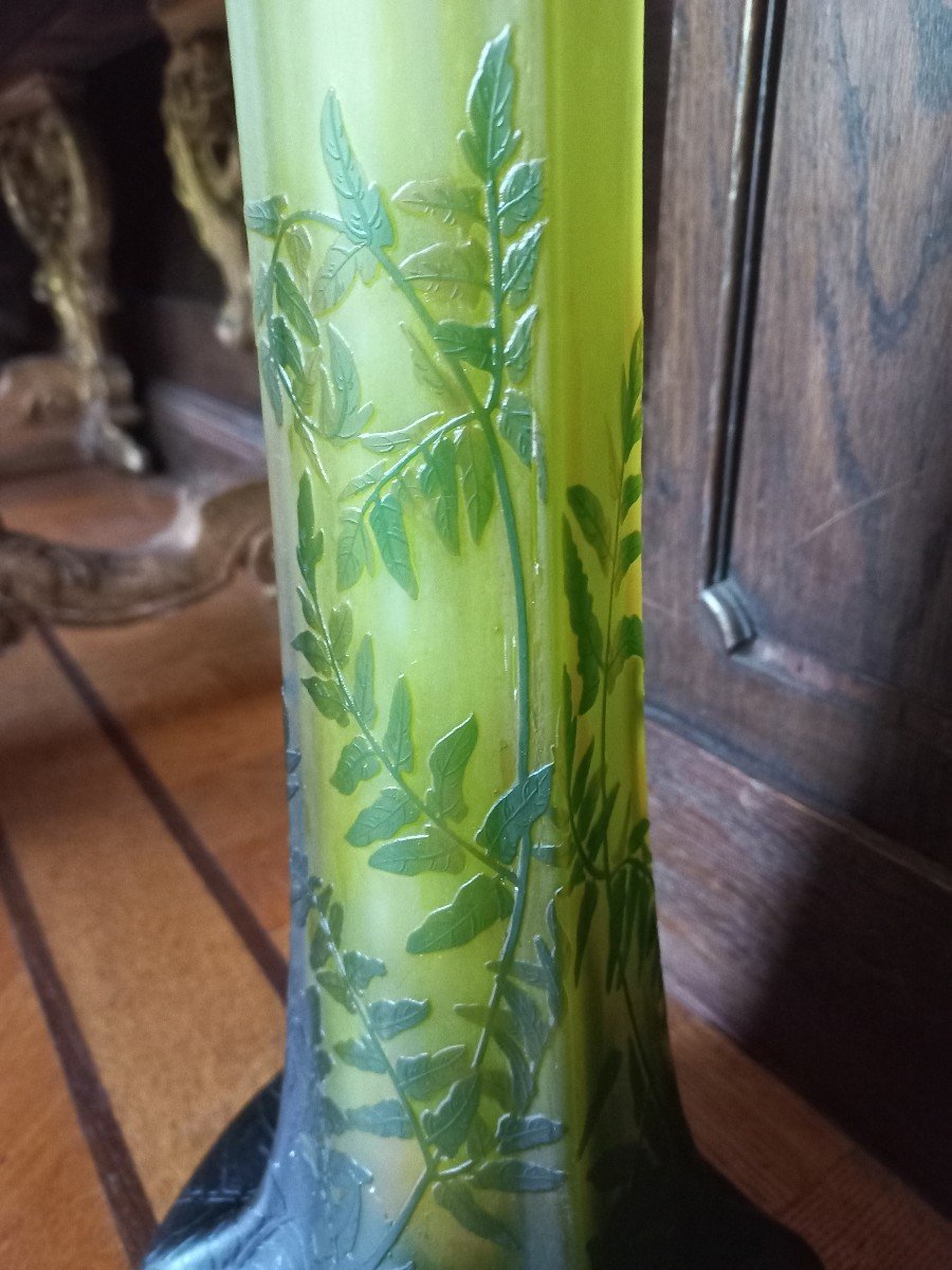 Large Daum Vase 72 Cm.-photo-2