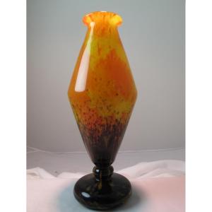 Vase Signé Schneider Art Deco