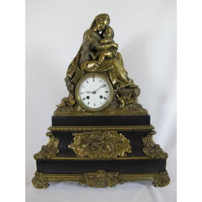 Large Clock  Bronze Charles X