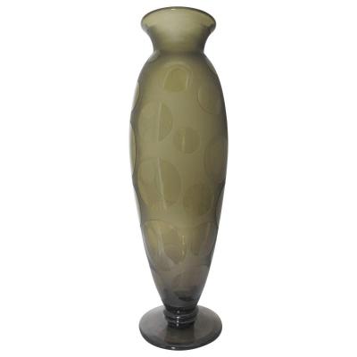 Vase Signed Charder Le Verre Francais.