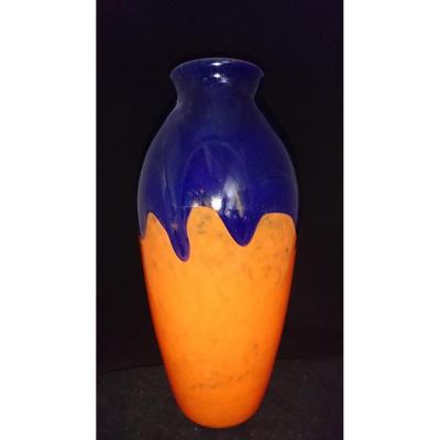 Art Deco Vase Signed Degue, David Gueron (1892-1950).