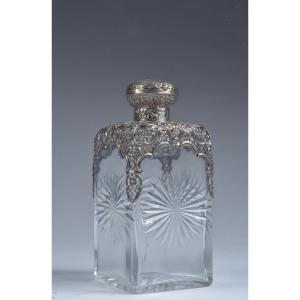 England Silver Crystal Decanter