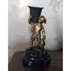 Bronze Candle Holder