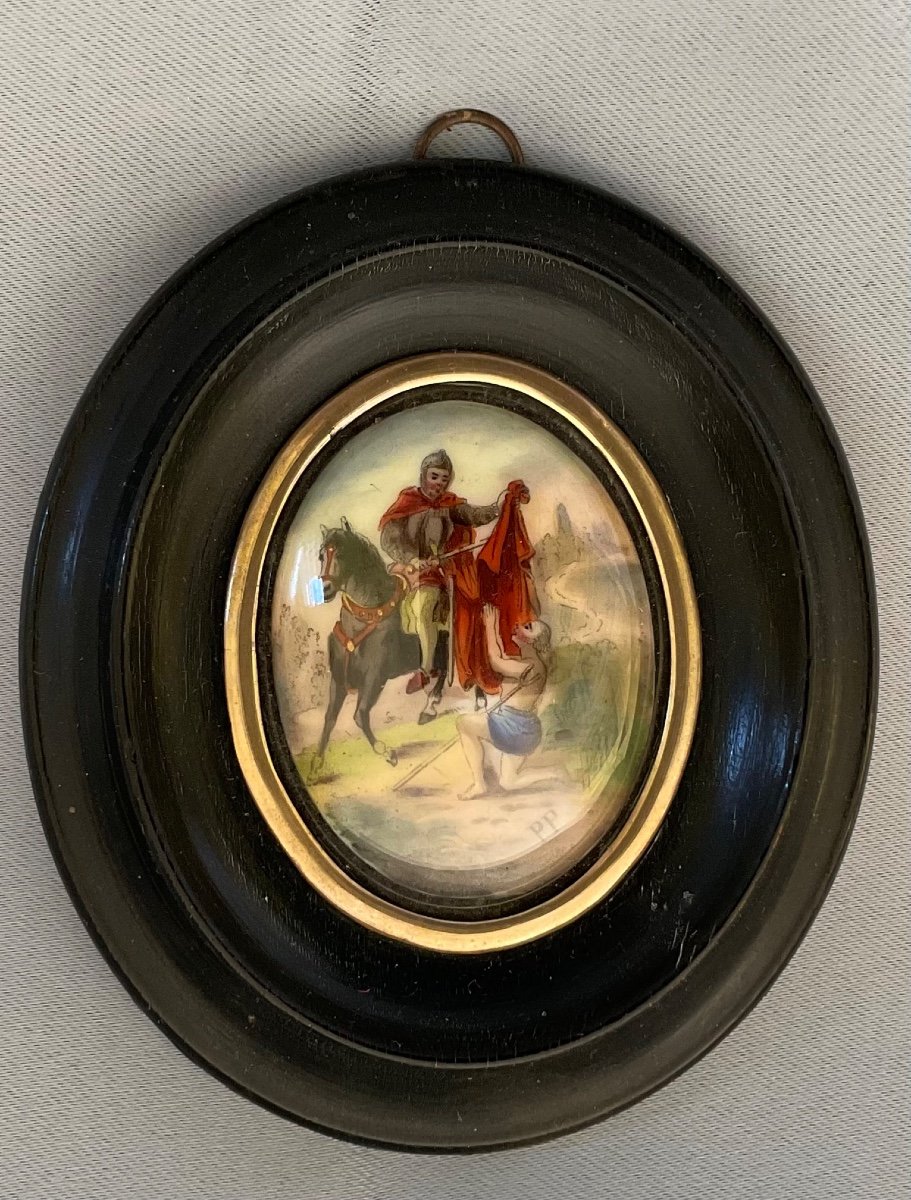 Saint Martin Miniature Napoleon III Fin 19éme Siècle 