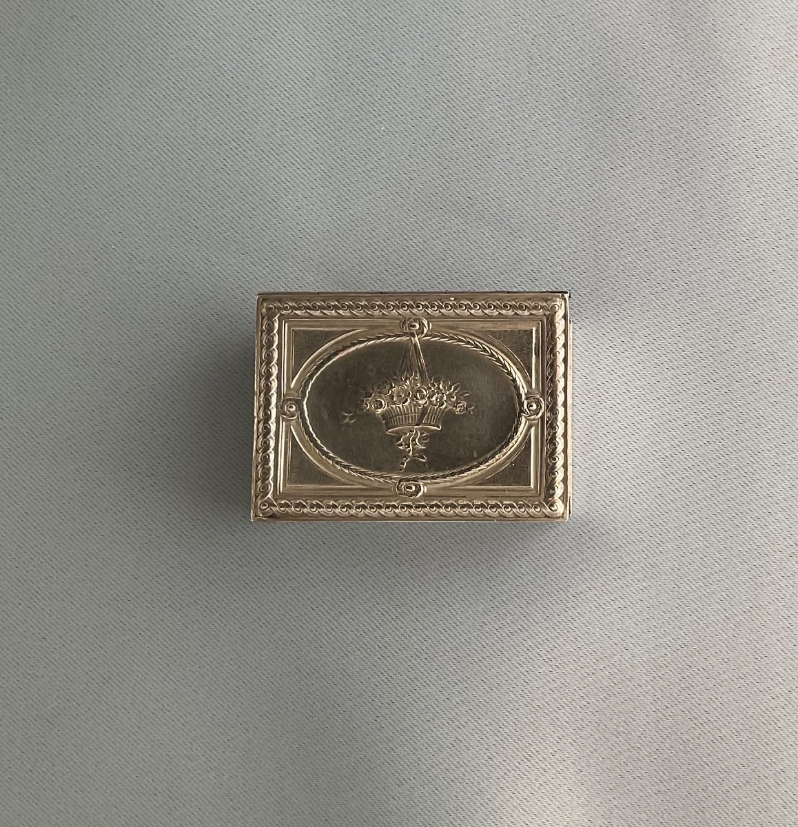 19th Century Sterling Silver Pill Box 
