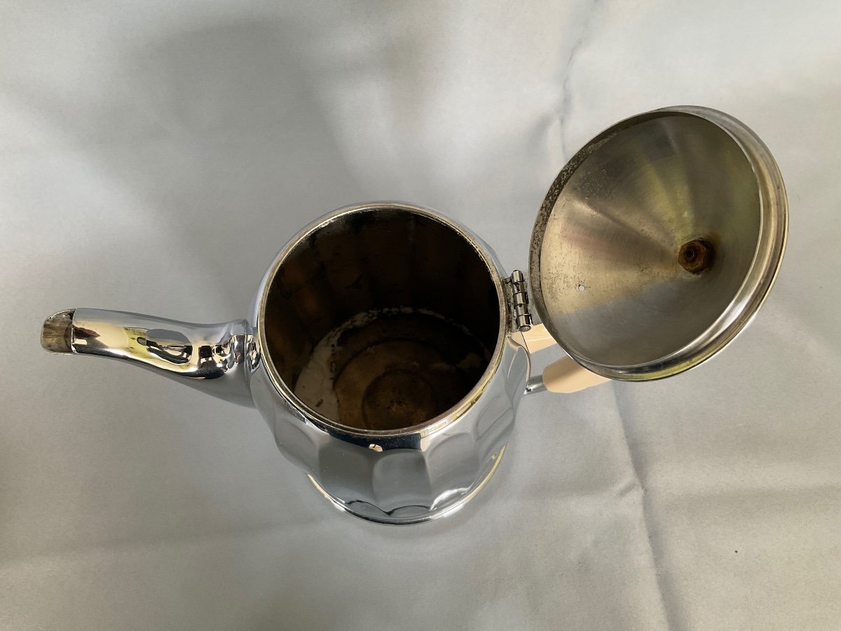 Art Deco Sugar Bowl And Coffee Pot -photo-3