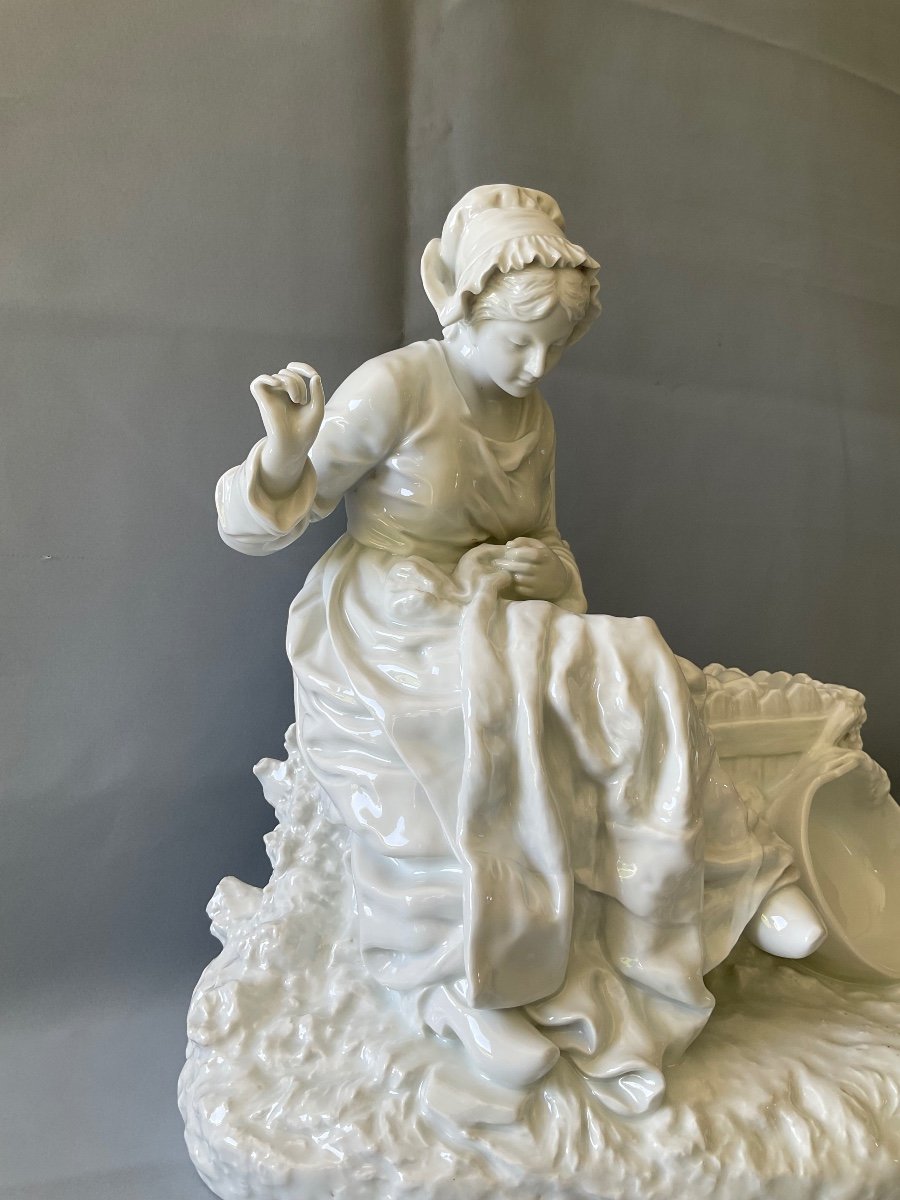 Imposante Porcelaine Allemande 19éme Siècle -photo-2
