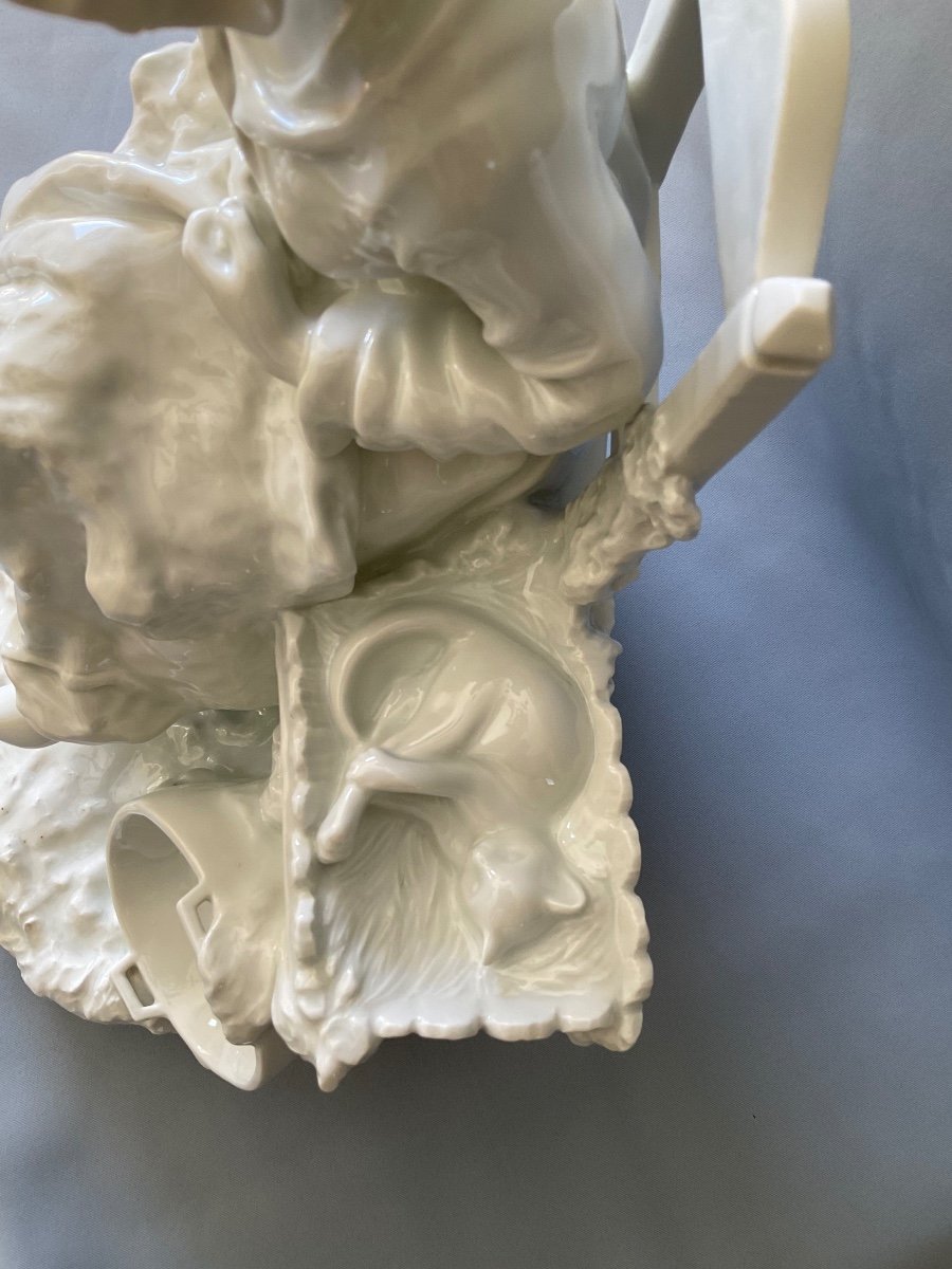 Imposante Porcelaine Allemande 19éme Siècle -photo-4