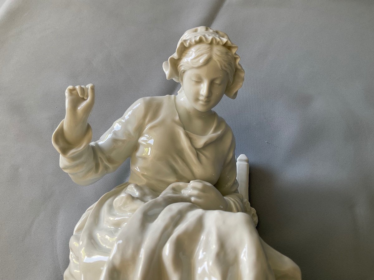 Imposante Porcelaine Allemande 19éme Siècle -photo-3