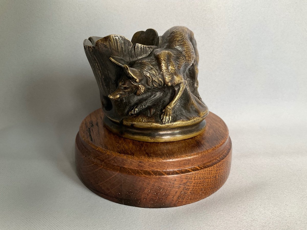 Bronze By Victor Chemin 1825/1901 Pyrogenic -photo-2