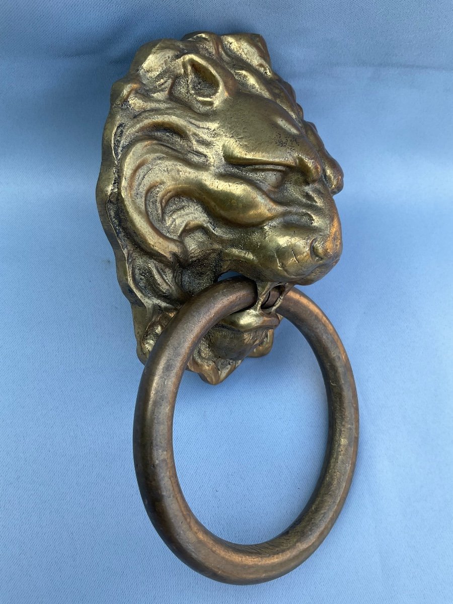 Heurtoir De Porte En Bronze 20éme Siècle -photo-2