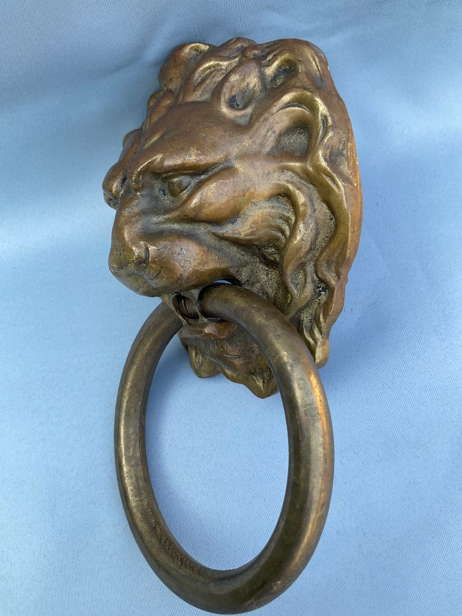 Heurtoir De Porte En Bronze 20éme Siècle -photo-3