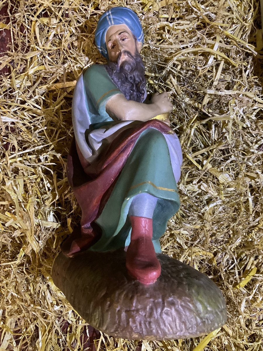 Crèche D’église Santons Noël Fin 19éme Siècle -photo-5