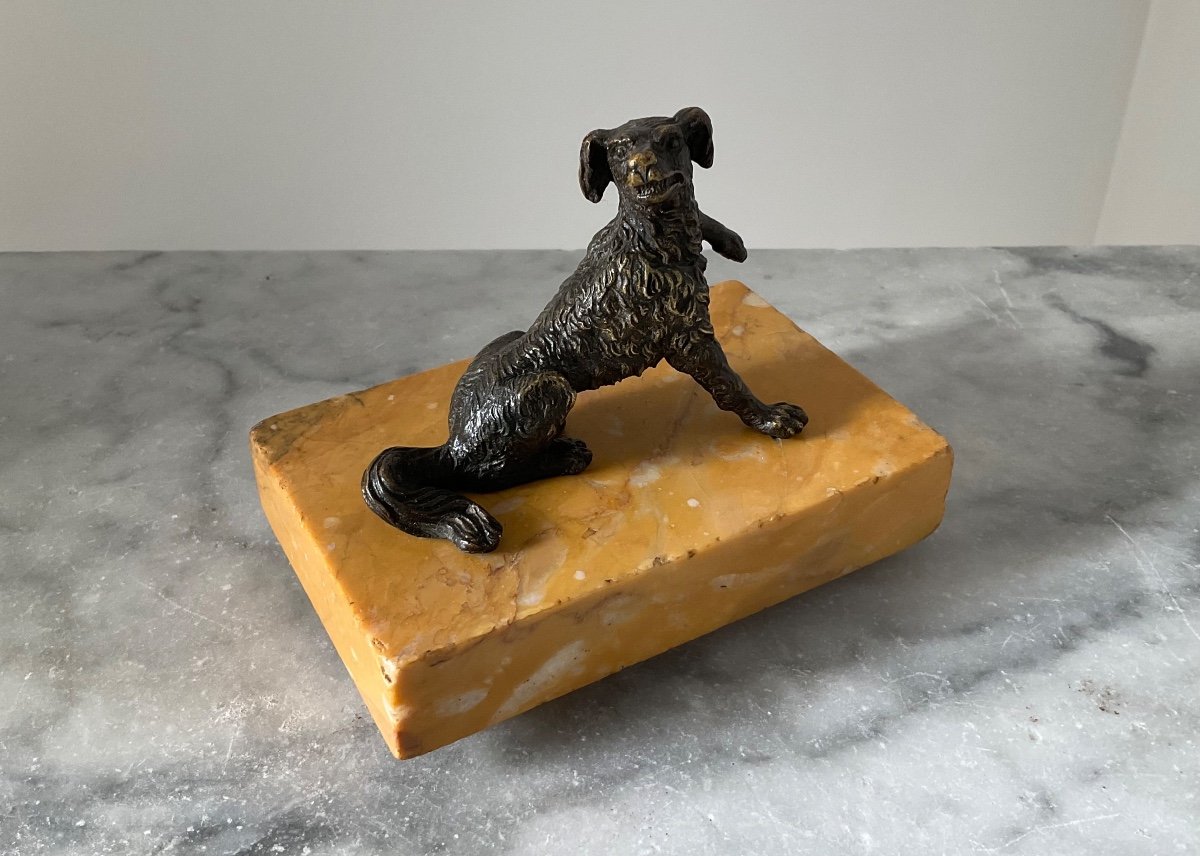 19th Century Bronze Dog 