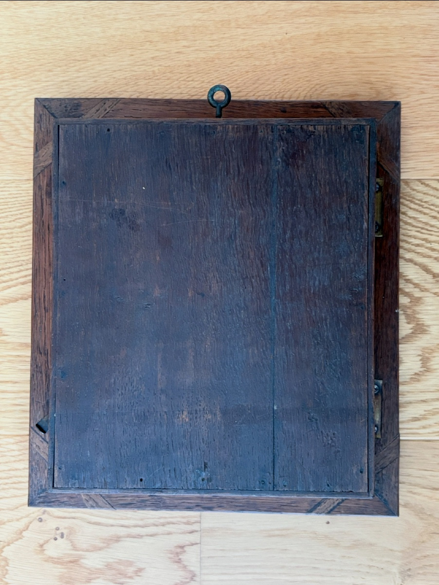 18th Century / Louis XIV Period Oak Frame Transformed Into A Display Case -photo-1