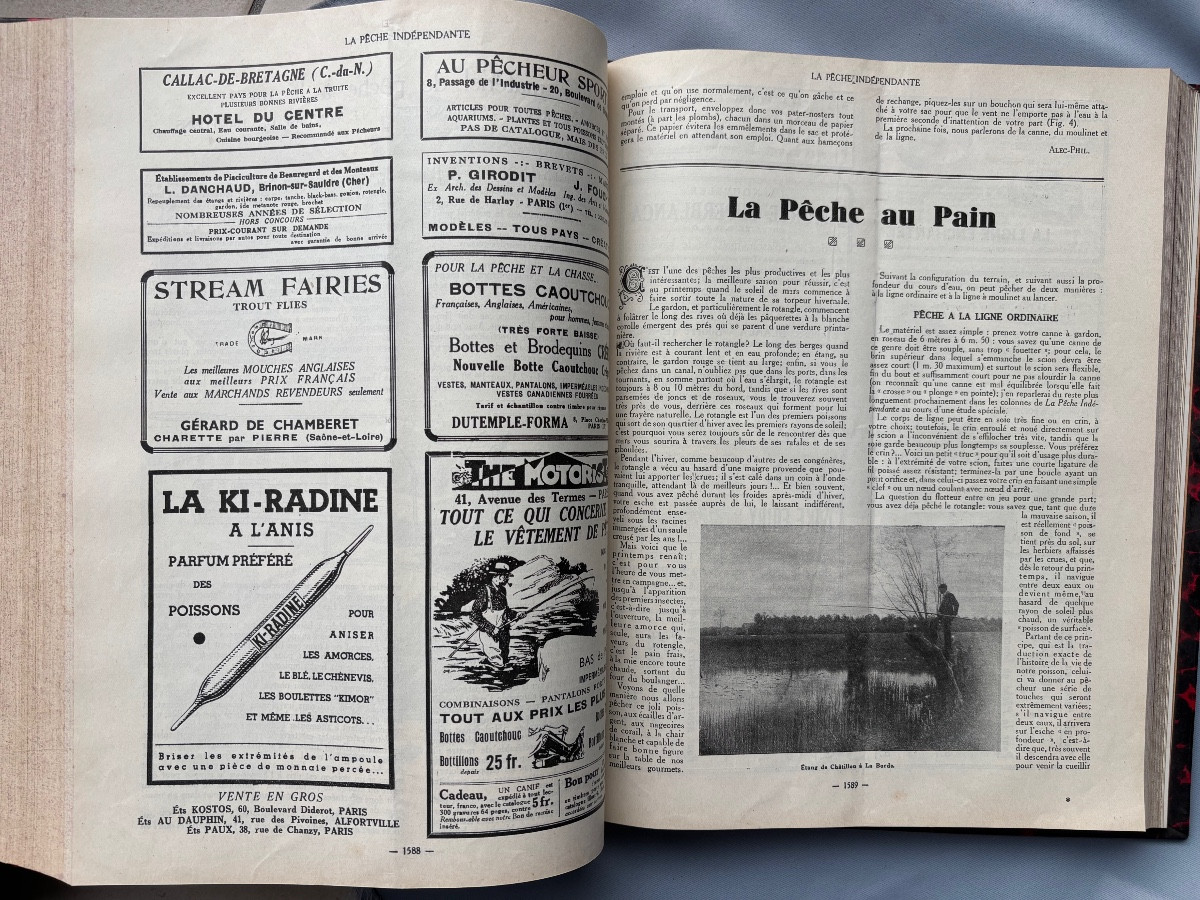 Deux Livres  < La Pêche Indépendante > 1932/1933 Et 1929/1931-photo-2