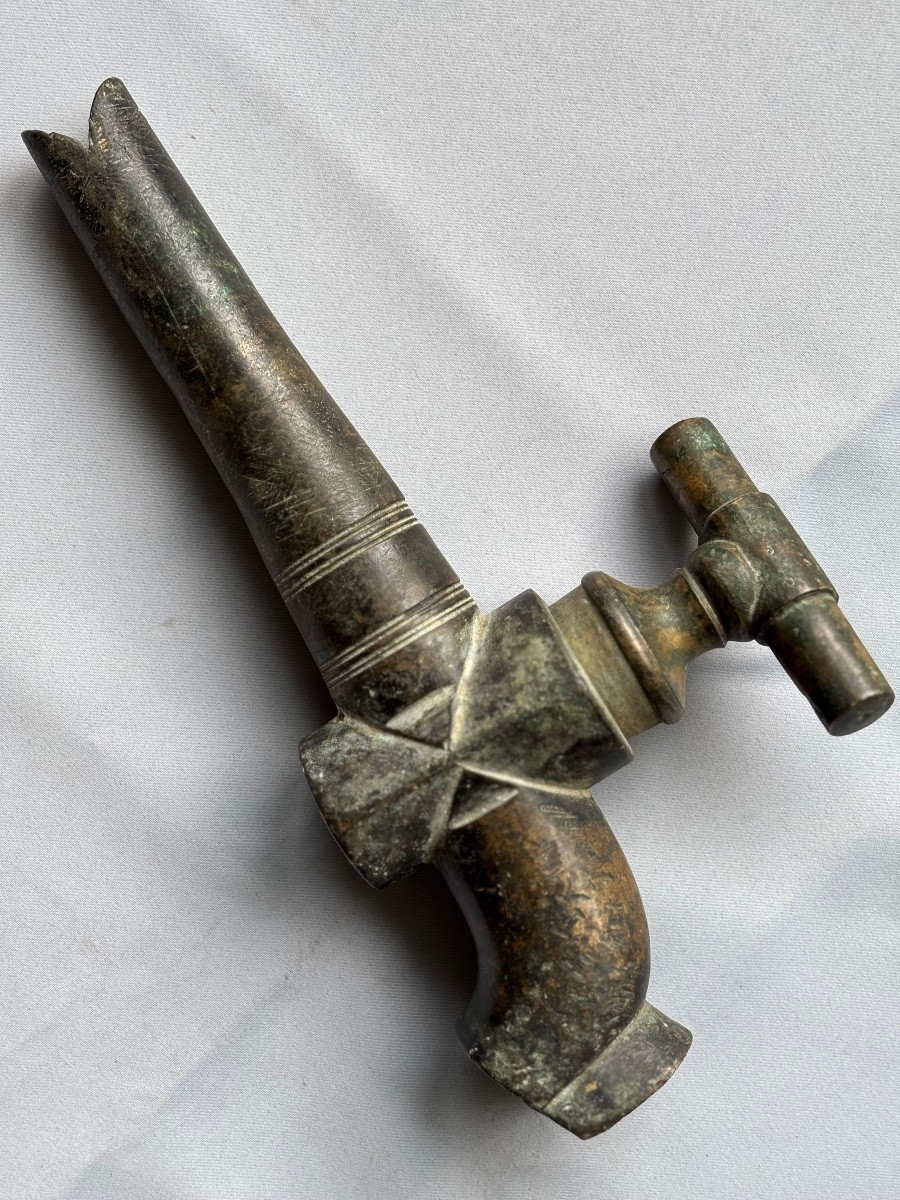 Robinet De Foudre En Bronze 19 éme Siècle -photo-2