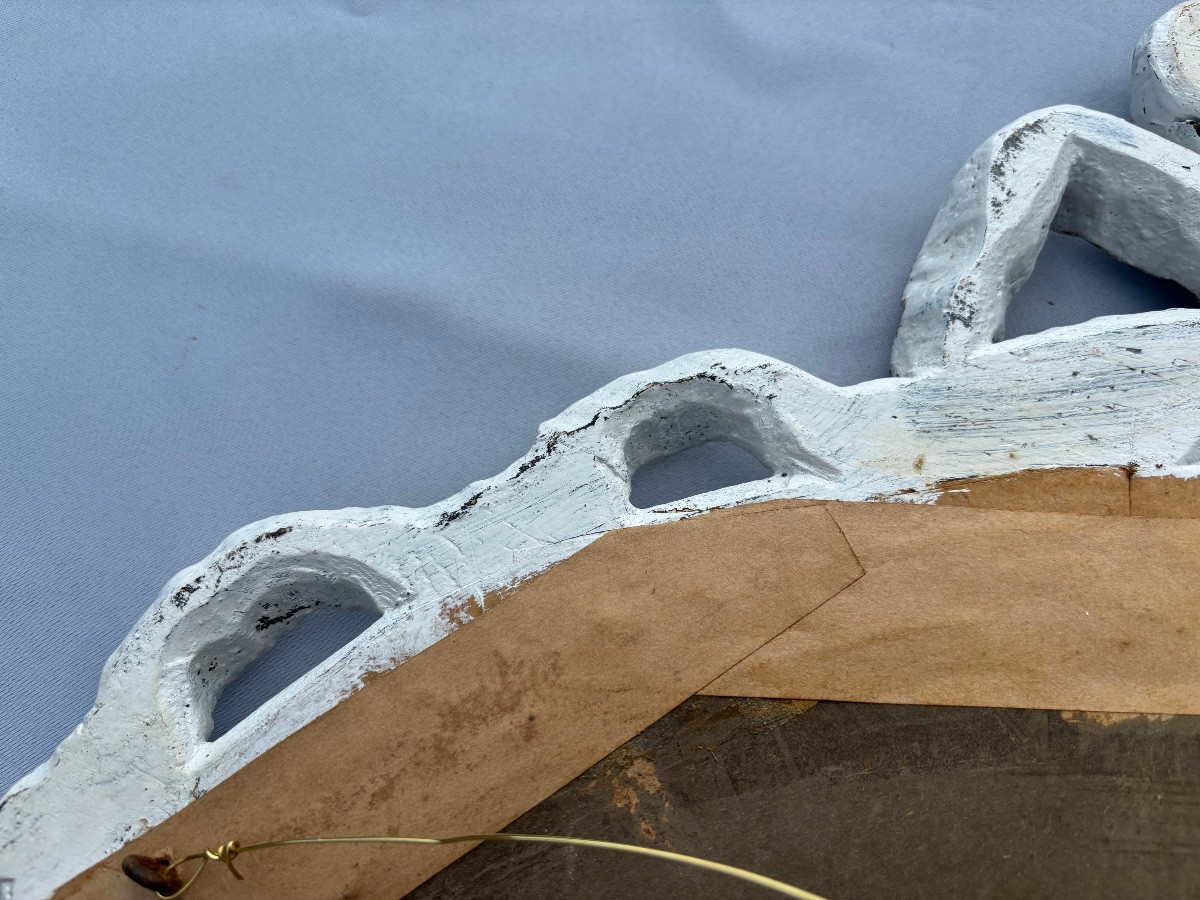 Cadre d’époque LXVI  en bois doré -photo-3