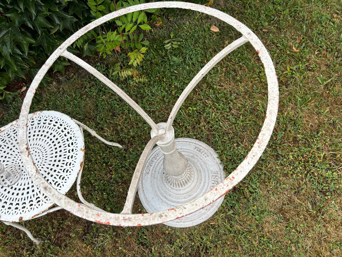 Garden Pedestal Table < Toulouse > 1860s Period-photo-8