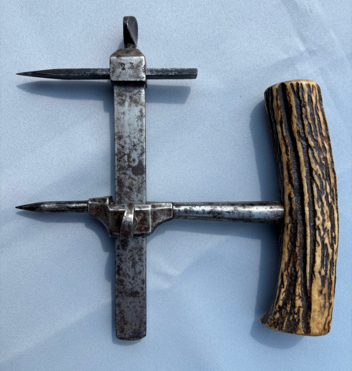 Blanchard Paris Leatherworker's Knife No. 23, Late 19th Century -photo-1