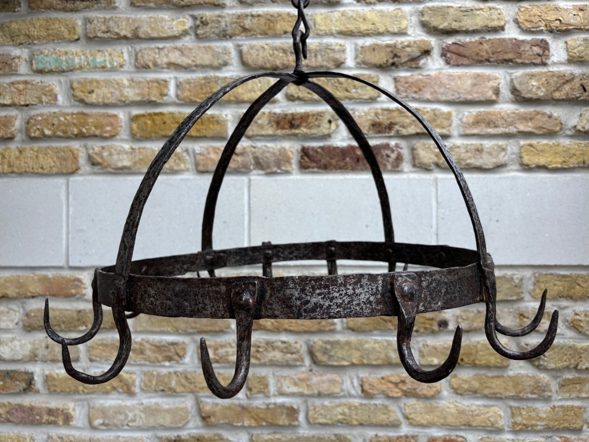 Couronne d’office en fer forgé fin 17éme Siècle -photo-2