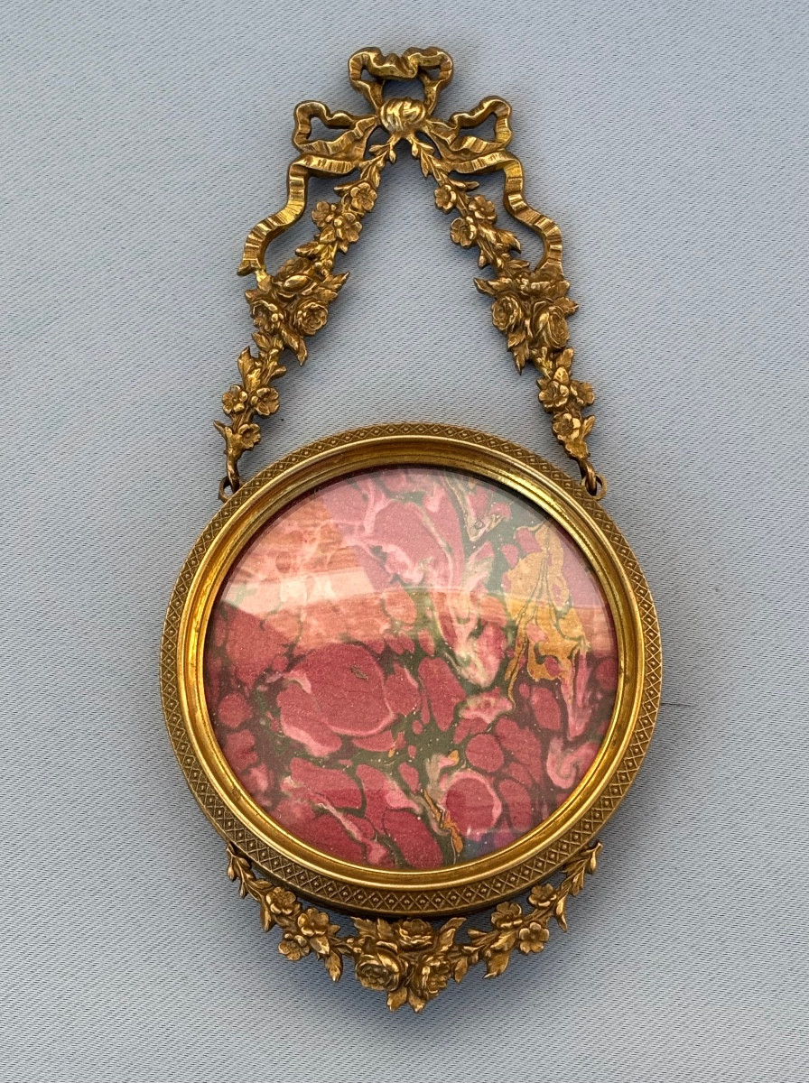  Late 19th Century Bronze Frame In Lxvi Style-photo-3