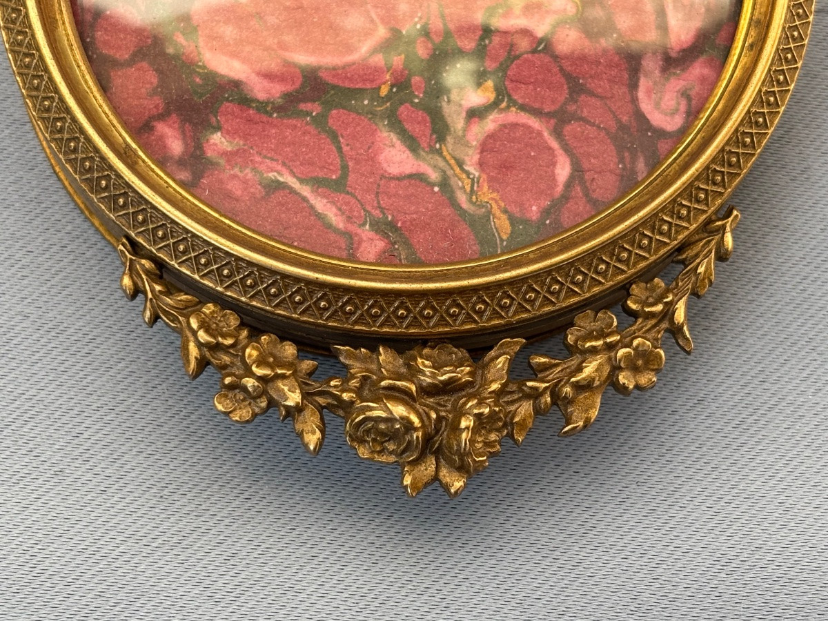  Late 19th Century Bronze Frame In Lxvi Style-photo-2
