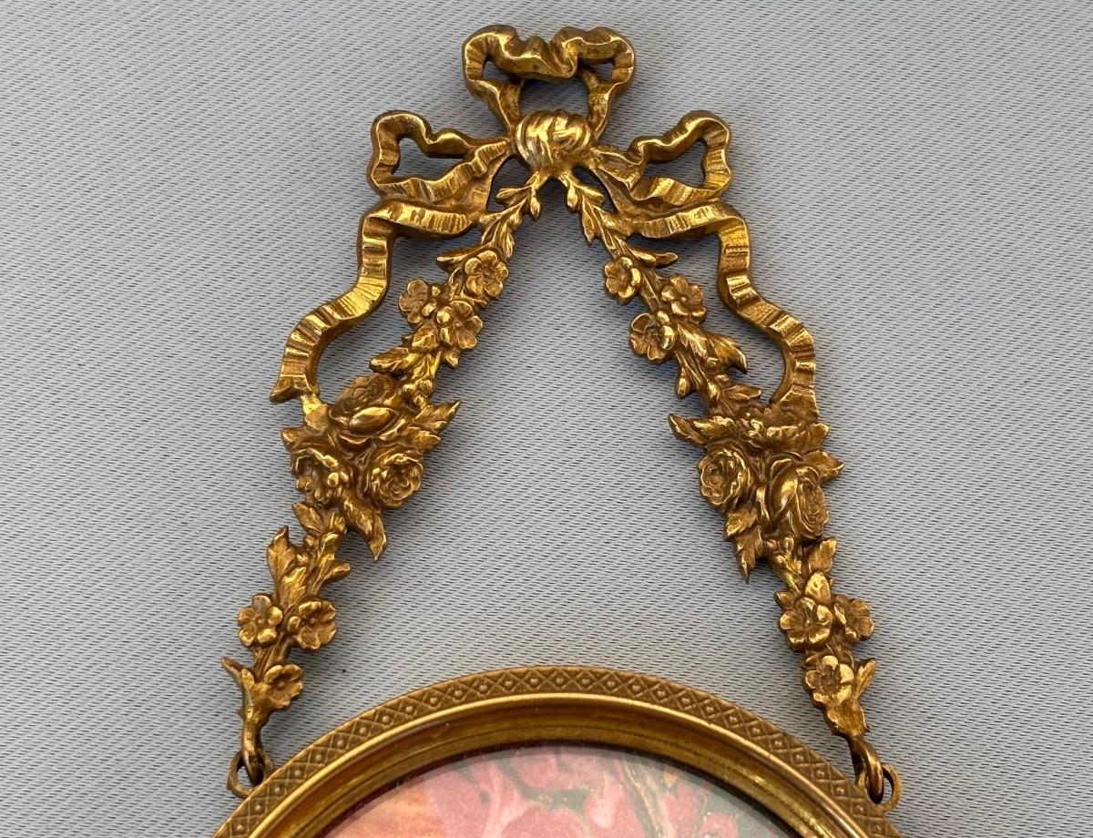  Late 19th Century Bronze Frame In Lxvi Style-photo-3