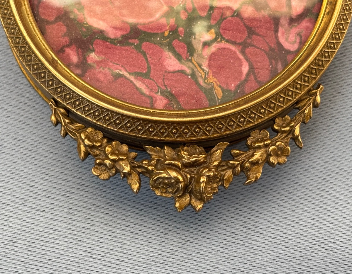  Late 19th Century Bronze Frame In Lxvi Style-photo-5