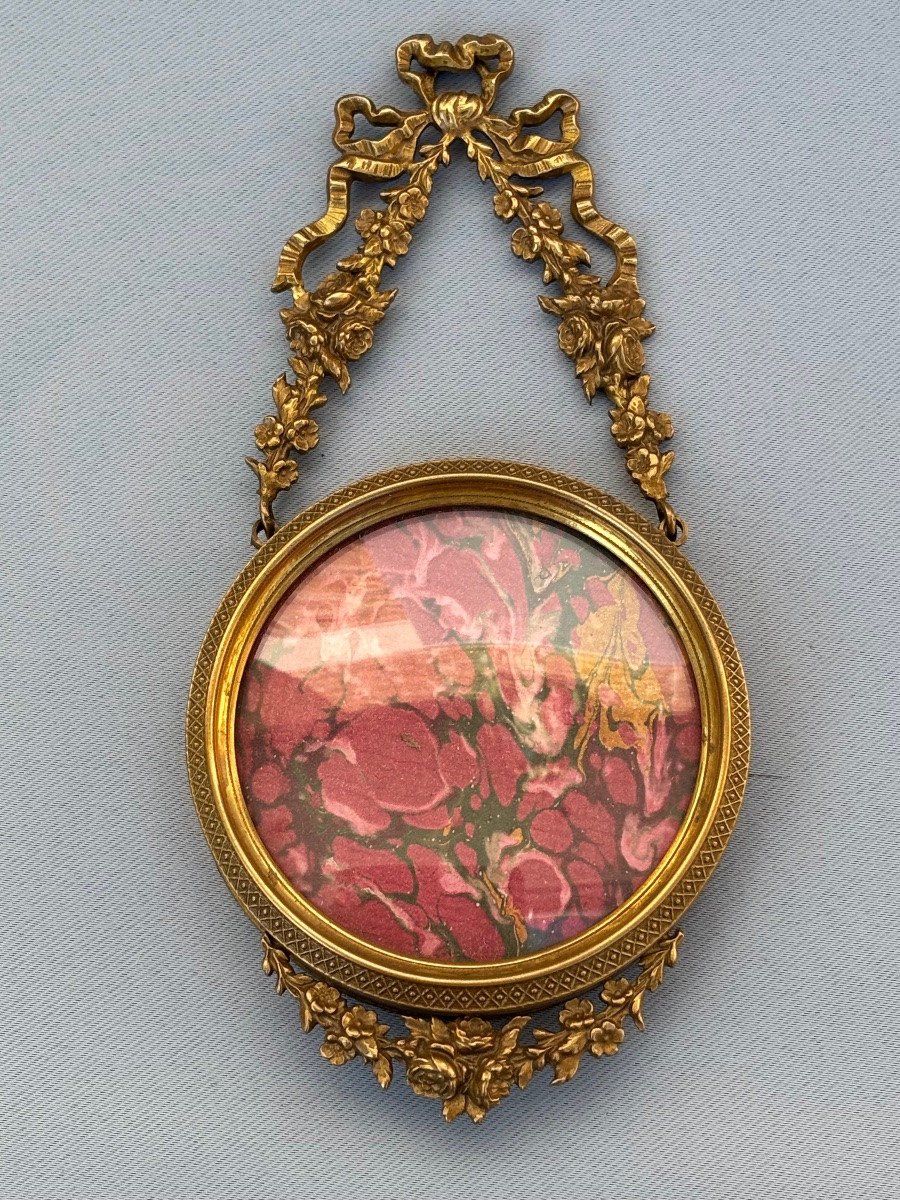  Late 19th Century Bronze Frame In Lxvi Style-photo-7