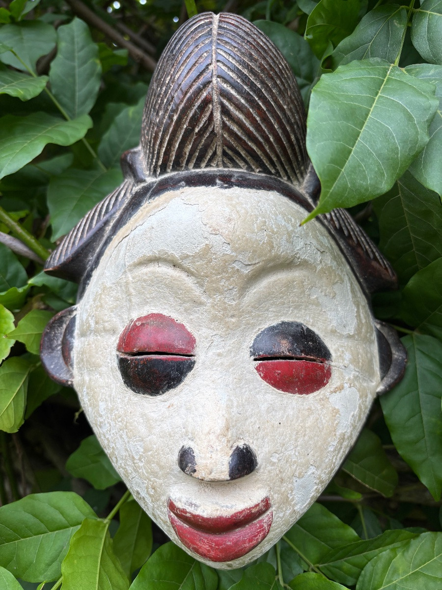 Gabon Masque Punu 20éme Siècle -photo-3