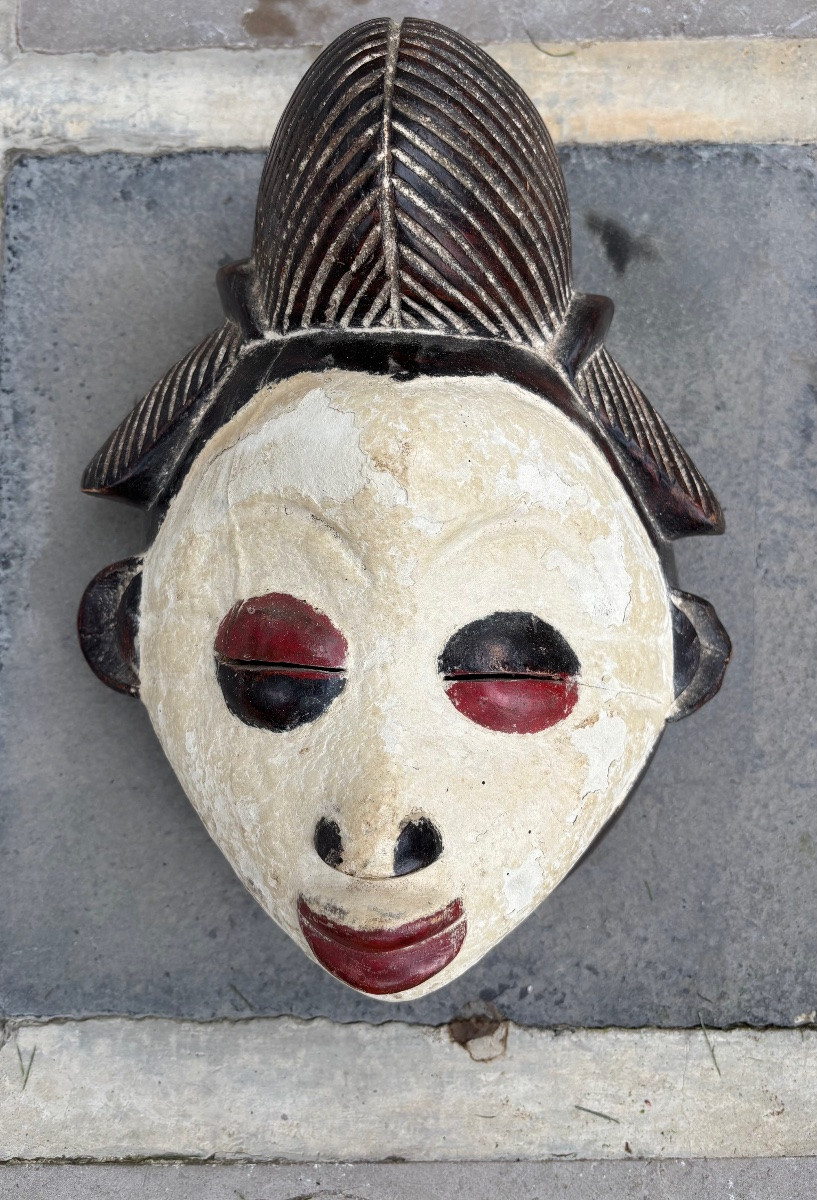 Gabon Masque Punu 20éme Siècle -photo-6