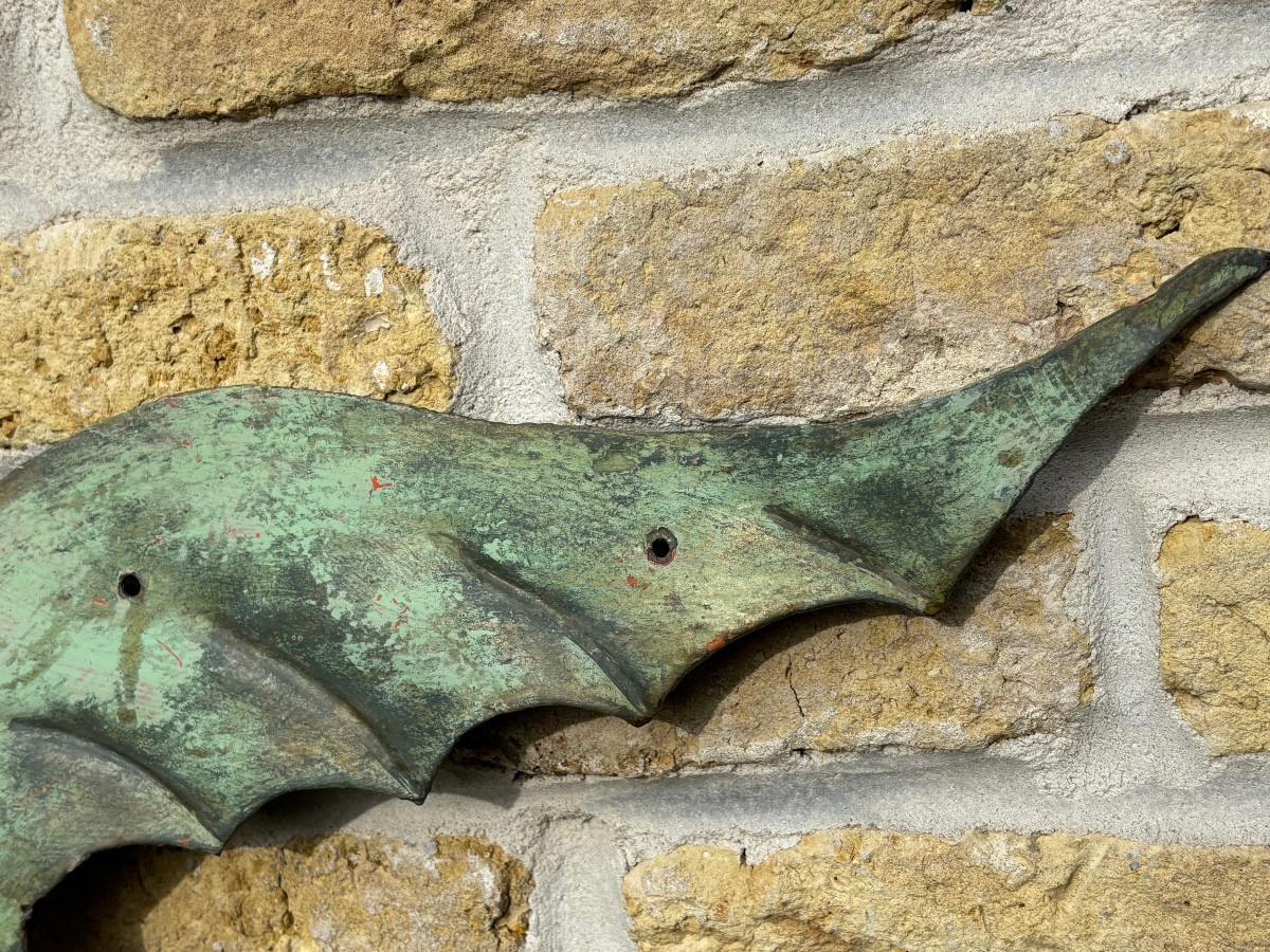 Two Ornamental Winged Dragons From The Early 19th Century -photo-1