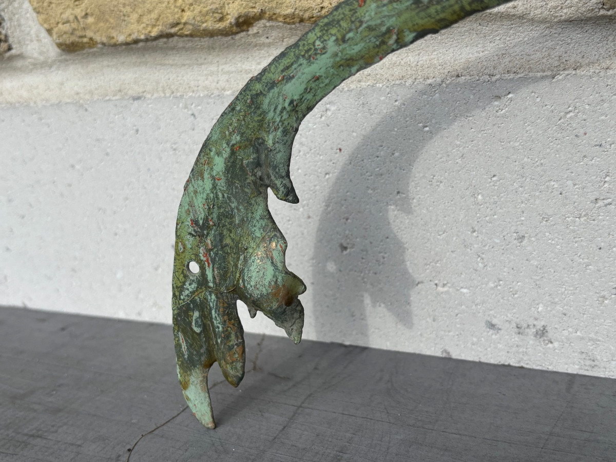 Two Ornamental Winged Dragons From The Early 19th Century -photo-4
