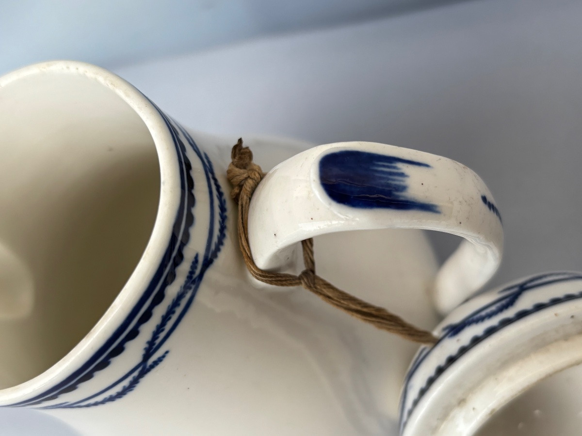 Tournai Verseuse en porcelaine début 19éme  Siècle -photo-7