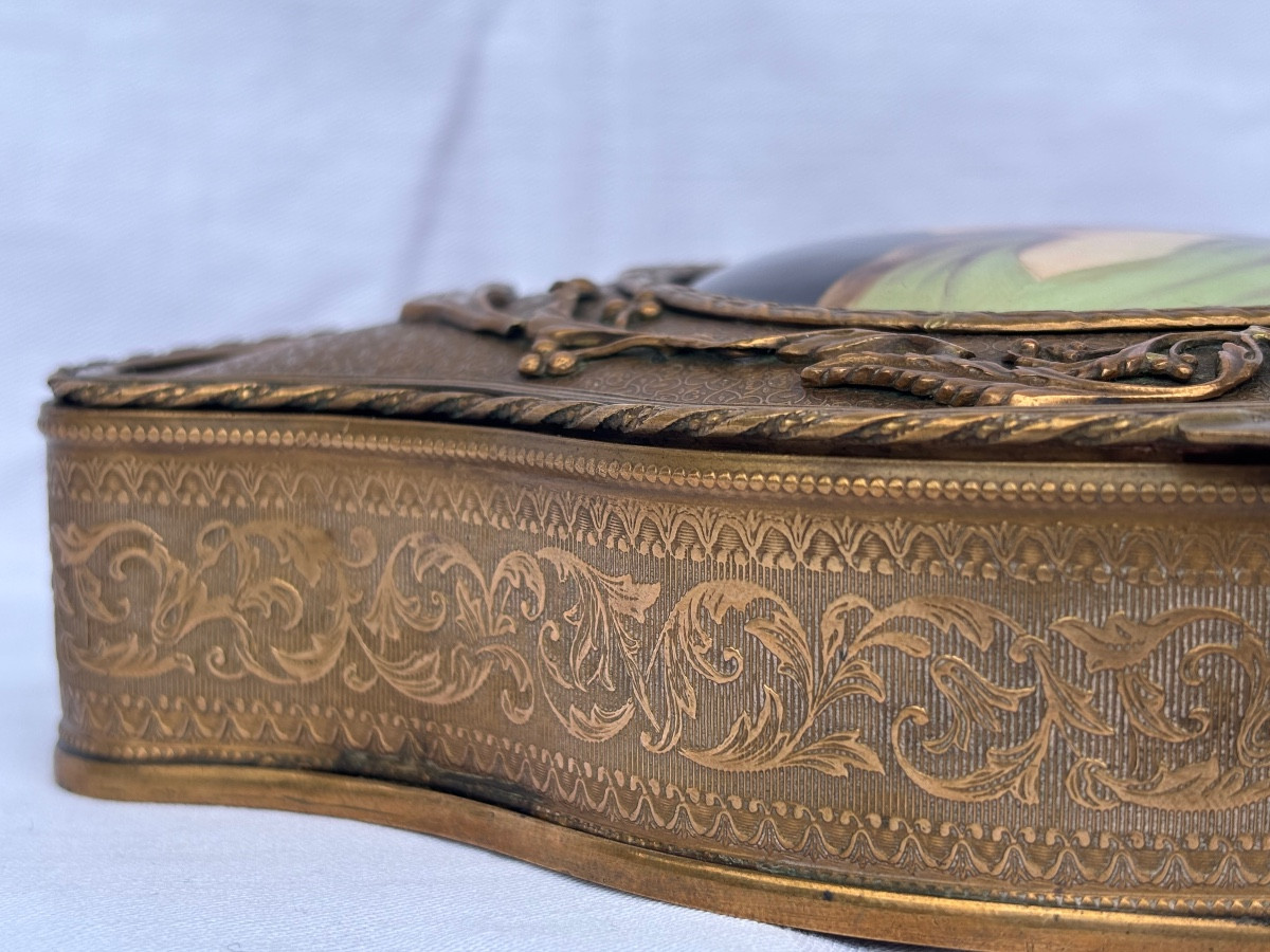 Coffret à bijoux Art Nouveau fin 19éme Siècle -photo-4