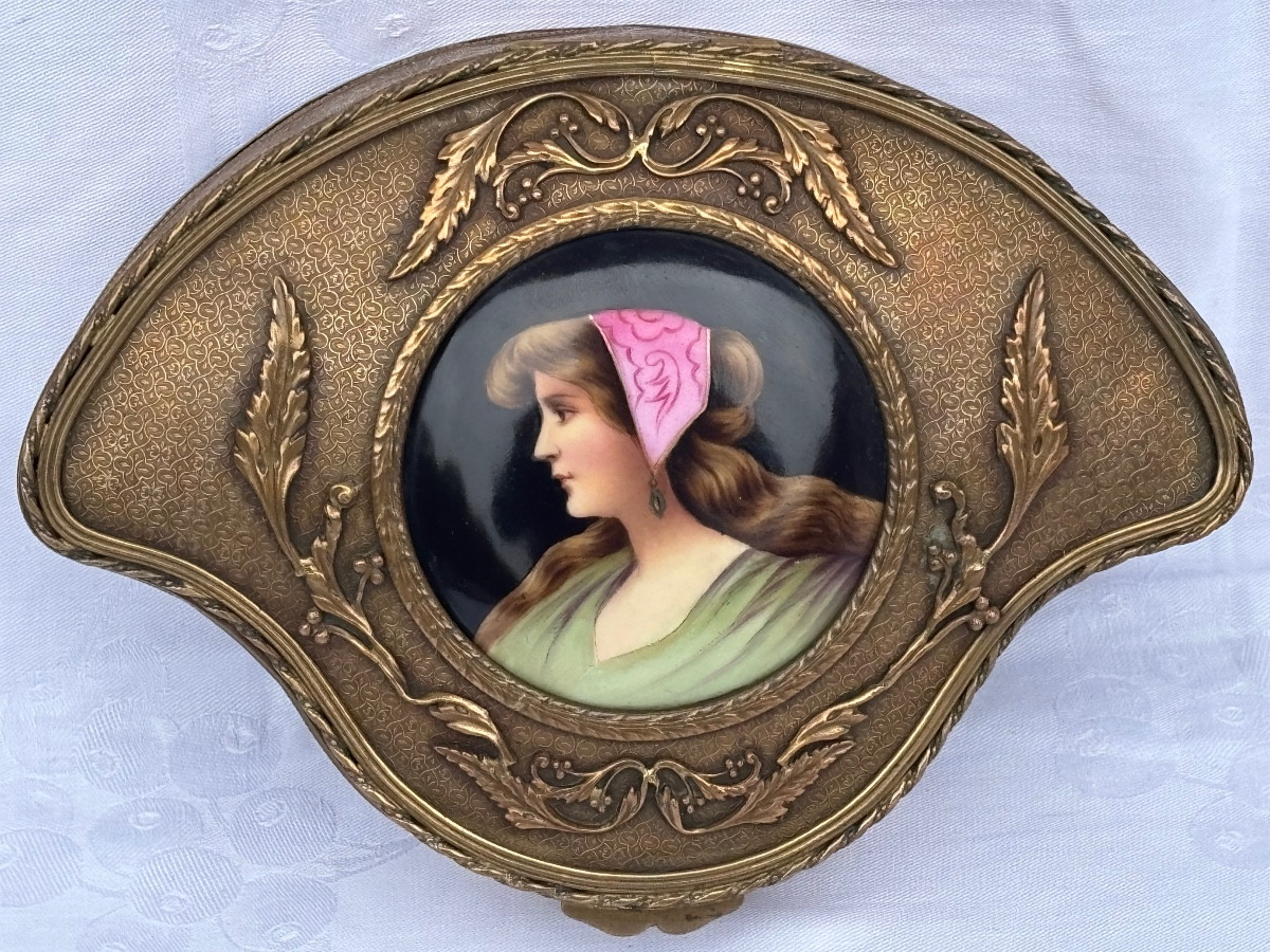 Coffret à bijoux Art Nouveau fin 19éme Siècle 