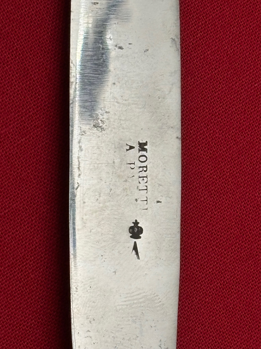 Chine 19éme Siècle Deux Couteaux manche porcelaine -photo-1